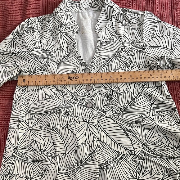 Blue Sky bamboo women’s button up blouse top - Picture 6 of 12